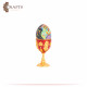 Table décor from a Chicken egg with an Owl design Table décor from a Chicken egg with an Owl design