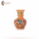 Small hand-painted pottery with Camels Convoy design Small hand-painted pottery with Camels Convoy design