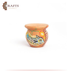 Small hand-painted pottery with a Fish design