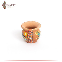 Small hand-painted pottery with a Fish design