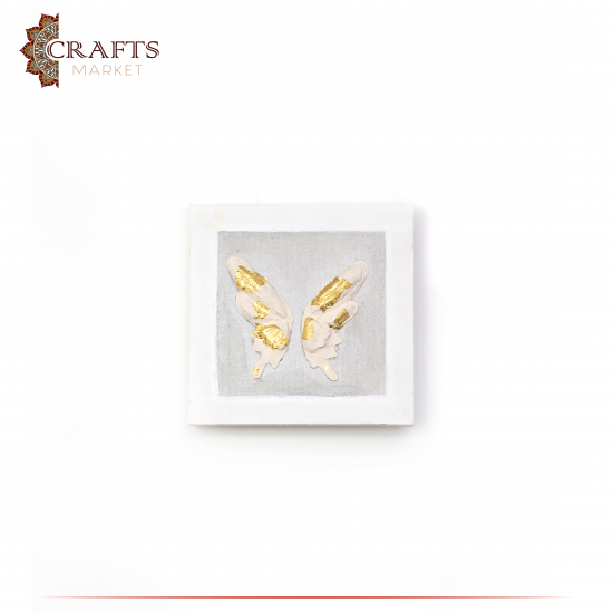 Hand Drawing Multi Color gypsum and acrylic Butterfly Design Wall Art Hand Drawing Multi Color gypsum and acrylic Butterfly Design Wall Art