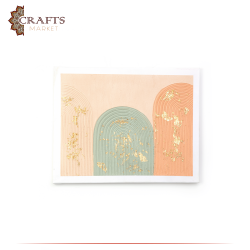 Hand Drawing Multi Color gypsum and acrylic  Arches  Design Wall Art 