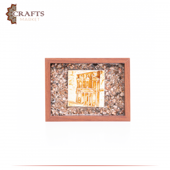Handcrafted Brown Synthetic Boons Wall Art Petra Design