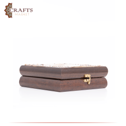 Handmade wooden box In a Jerusalem design