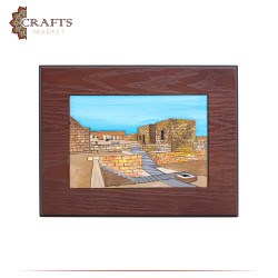 Hand-Crafted Wooden 3D Wall Art in a Umm Qais design 