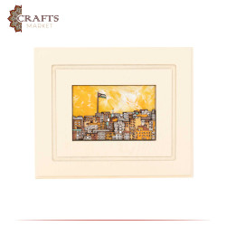 Hand-Crafted Wooden Sculpture laser 3D Wall Art Amman design