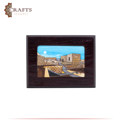 Hand-Crafted Wooden 3D Wall Art in a Umm Qais design 