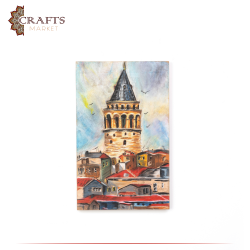 Hand Drawing  Galata Tower  Design Wall Art