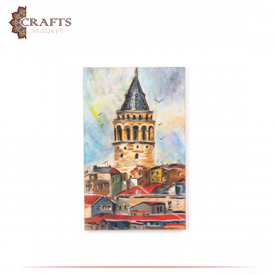 Hand Drawing Galata Tower Design Wall Art Hand Drawing Galata Tower Design Wall Art