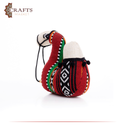 Handmade Red Camel Fabric Door Holder
