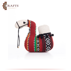 Handmade Red Camel Fabric Door Holder