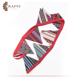 Handmade Multi-Color Christmas Garland Fabric Ornament