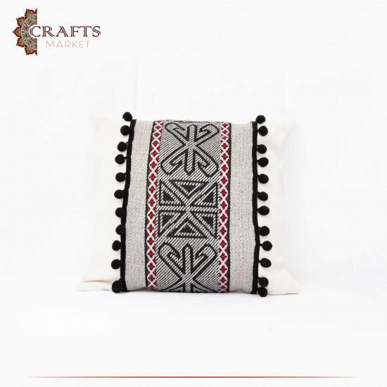 Handmade Multi-Color Sadu Pillow Cover Set. 2PCs Handmade Multi-Color Sadu Pillow Cover Set. 2PCs