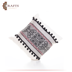 Handmade Multi-Color Sadu Pillow Cover Set. 2PCs