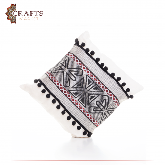 Handmade Multi-Color Sadu Pillow Cover Set. 2PCs Handmade Multi-Color Sadu Pillow Cover Set. 2PCs