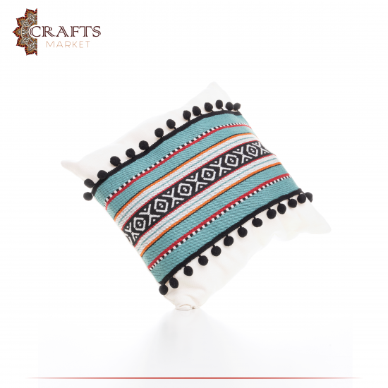 Handmade Multi-Color Sadu Set Pillow Cover 2 Pcs Handmade Multi-Color Sadu Set Pillow Cover 2 Pcs