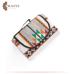 Handmade Grey Patterned Roll-up Outdoor Mat