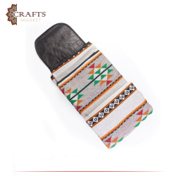 Handmade Grey Patterned Roll-up Outdoor Mat