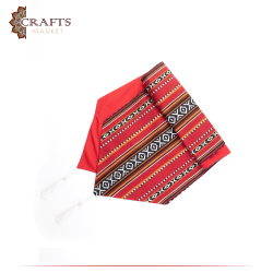 Handmade Duo-Color Patterned Table Runner in a Badia Design