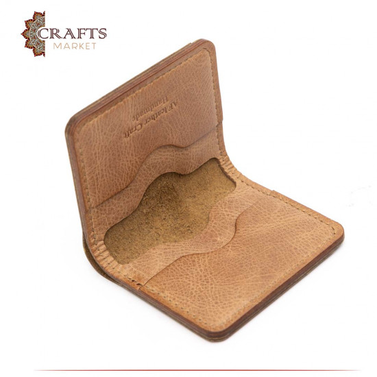 Handmade Genuine Leather Men's Wallet - Brown Handmade Genuine Leather Men's Wallet - Brown