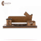 Handmade Brown Wooden Desk Organize Handmade Brown Wooden Desk Organize