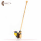 Handcrafted Burnt Brown Wooden Push Toy Natural Sparrow Design Handcrafted Burnt Brown Wooden Push Toy Natural Sparrow Design