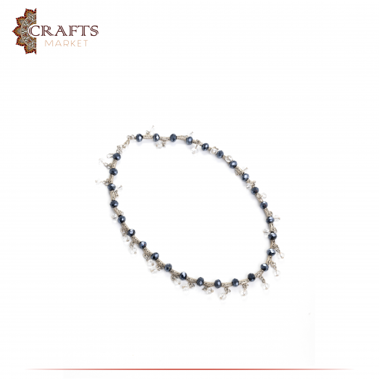 Handmade Due-Color Crystal Necklace For Women Handmade Due-Color Crystal Necklace For Women