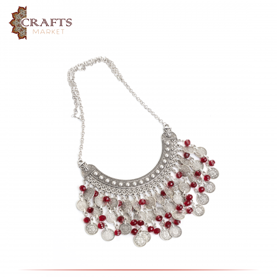 Handmade Red Crystal Necklace For Women Handmade Red Crystal Necklace For Women