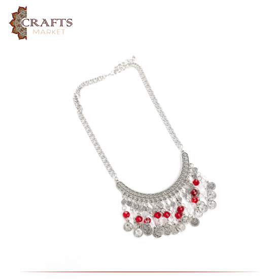Handmade Due-Color Crystal Necklace For Women Handmade Due-Color Crystal Necklace For Women
