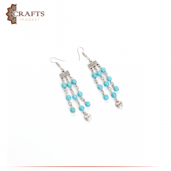 Handmade Silver Tone Base Metal Earrings Handmade Silver Tone Base Metal Earrings