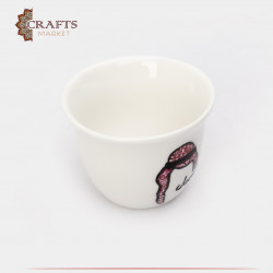 Plain coffee cup with a shemagh (jordan)