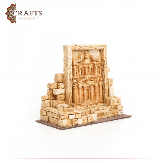 Handmade Beige Gypsum  Petra  Design Table Decor 