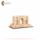 Handmade Beige Gypsum Jerash Arch Design Table Decor Handmade Beige Gypsum Jerash Arch Design Table Decor