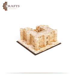 Handmade Beige Gypsum  Qasr Al-harranah  Design Table Decor 