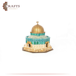 Handmade Reinforced gypsum Statue Home Decor with a Dome of the Rock Design