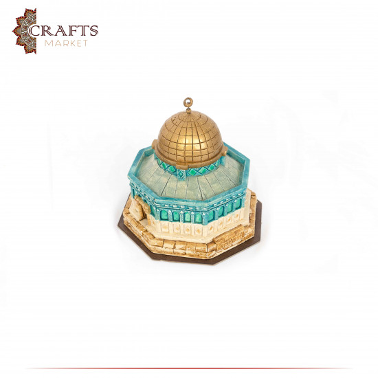 Handmade Reinforced gypsum Statue Home Decor with a Dome of the Rock Design Handmade Reinforced gypsum Statue Home Decor with a Dome of the Rock Design
