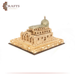 Handmade Reinforced gypsum Statue Home Decor with an Al-Aqsa Mosque Design