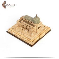 Handmade Reinforced gypsum Statue Home Decor with an Al-Aqsa Mosque Design