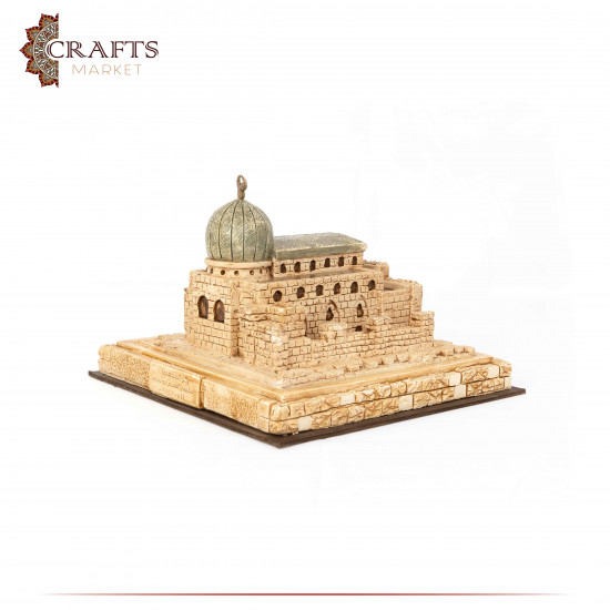 Handmade Reinforced gypsum Statue Home Decor with an Al-Aqsa Mosque Design Handmade Reinforced gypsum Statue Home Decor with an Al-Aqsa Mosque Design