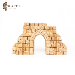 Handmade Reinforced gypsum anthropomorphic with a Sail Arch Design