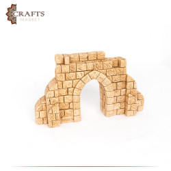Handmade Reinforced gypsum anthropomorphic with a Sail Arch Design