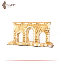 Handmade Reinforced gypsum anthropomorphic with a Hadrian's Arch (Jeras) Design
