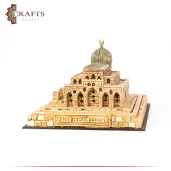 Handmade Reinforced gypsum anthropomorphic with a Al-Aqsa Mosque Design