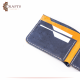 Handmade Due-Color Genuine Leather Men's Wallet 