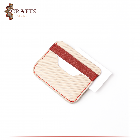 Handmade Due-Color Genuine Leather Men's Wallet 