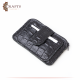 Handmade Black Genuine Leather Men's Wallet