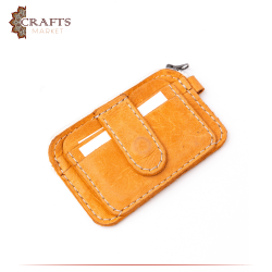 Handmade honey Genuine Leather Men's Wallet