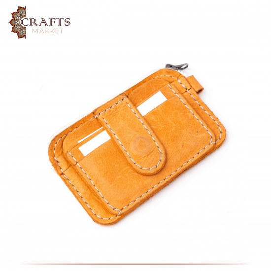 Handmade honey Genuine Leather Men's Wallet Handmade honey Genuine Leather Men's Wallet