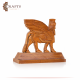 Hand-carved Wooden The Winged Bull statue Home Decor Hand-carved Wooden The Winged Bull statue Home Decor