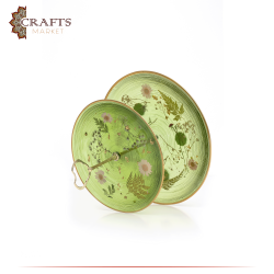 Two-layer Due-Color Handmade Resin Serving Dish